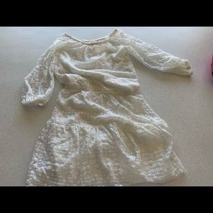 Girls White Lace Dress